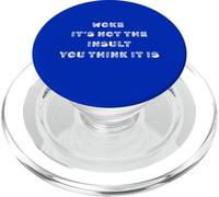 Mi sono svegliato Non è l'insulto che pensi sia umorismo politico PopSockets PopGrip per MagSafe