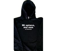 Mi spiace ma non mi inter Felpa con Cappuccio Simpatica