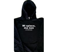 Mi spiace ma non mi inter Felpa con Cappuccio Simpatica
