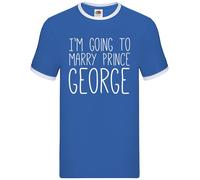 Mi Sposo Con Il Principe GEORGE - Ringer Da Uomo - Famiglia Reale Divertente