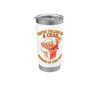 Mi stai dicendo un granchio impazzito in questo Rag Rangoon divertente Bicchiere termico in acciaio inox doppia parete