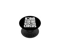 Mi sto allenando per scappare con il giocoliere del circo PopSockets PopGrip Adesivo