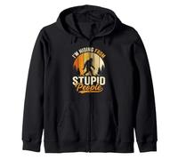 Mi STO nascondendo da Persone stupide - Bigfoot Humor Sasquatch Felpa con Cappuccio
