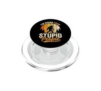 Mi sto nascondendo da persone stupide - Bigfoot Humor Sasquatch PopSockets PopGrip per MagSafe