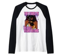 Mi temevano perché Non temevo Nulla di melanina Nera Sista Maglia con Maniche Raglan