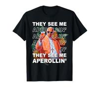 MI VEDONO APEROLLIN' X POPE POPE SUMMER SPRITZ CLUB FRONT Maglietta