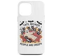 Mi vesto da gatti perché le persone sono inquietanti Custodia per iPhone 13 Pro Max