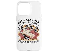 Mi vesto da gatti perché le persone sono inquietanti Custodia per iPhone 15 Pro Max