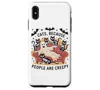 Mi vesto da gatti perché le persone sono inquietanti Custodia per iPhone XS Max