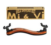MI&VI Spalliera per viola, in vero legno, rotonda, pieghevole, regolabile, ottima presa (viola 38,1 - 43,2 cm)