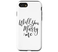 Mi vuoi sposare carino fidanzamento abbinato agli sposi Custodia per iPhone SE (2020) / 7 / 8
