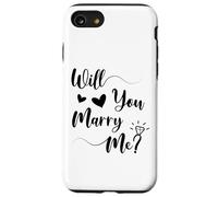 Mi vuoi sposare carino fidanzamento abbinato agli sposi Custodia per iPhone SE (2020) / 7 / 8