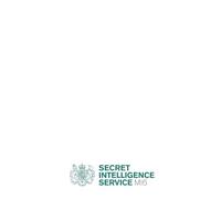 MI6 Notebook - Secret Intelligence Service: 6"x9" matt white paperback journal - 120 lined pages