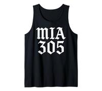 MIA 305 Miami Florida Heat South Floridian Beach Festa degli anni '80 Canotta