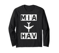 MIA a Hav Route Miami Havana Maglia a Manica