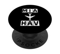 MIA a HAV Route Miami Havana PopSockets PopGrip Adesivo