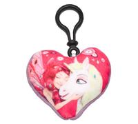 Mia and Me 118054 - Mia & Onchao Mini-Cuscino con Clip On, 9x9 cm