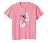 Mia And Me Mia fliegt mit Blumen Maglietta, Bambini, Rosa, 8 Anni