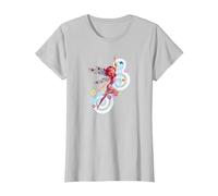 Mia And Me Mia fliegt mit Blumen Maglietta, Donna, Argento, M