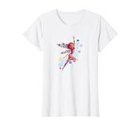 Mia And Me Mia fliegt mit Blumen Maglietta, Donna, Bianco, M