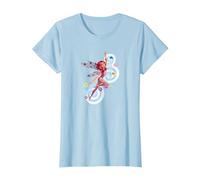 Mia And Me Mia fliegt mit Blumen Maglietta, Donna, Celeste, M