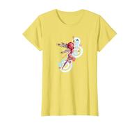 Mia And Me Mia fliegt mit Blumen Maglietta, Donna, Limone, M
