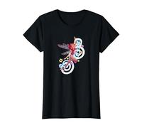 Mia And Me Mia fliegt mit Blumen Maglietta, Donna, Nero, M