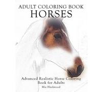 Mia Blackwood Adult Coloring Book Horses (Tascabile)