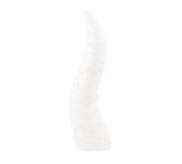Mia Design - Corno Simboli - Scultura da appoggio Bianco h.25