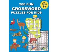 Mia Elyna 200 Fun Crossword Puzzles for Kids (Tascabile)