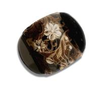 Mia Fermaglio per capelli a molletta per capelli, resistente, accessorio per donne, adolescenti, studenti, updos, colpi di scena francesi, stampa floreale di grandi dimensioni