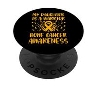 Mia figlia è una consapevolezza del cancro osseo guerriero PopSockets PopGrip Adesivo