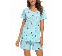 MIA LUCCE Pigiama corto da donna, taglie S-2XL