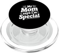 Mia madre dice che sono speciale Dichiarazione divertente PopSockets PopGrip per MagSafe