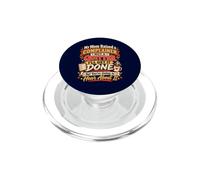 Mia madre ha allevato una donna determinata che lamenta non una donna determinata PopSockets PopGrip per MagSafe
