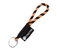 Mia Mai - Portachiavi tubolare, 15 cm, colore: arancione/nero