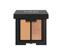 Mia Make Up - Double Match eyeshadow duo Palette ombretti 38 g Marrone chiaro unisex