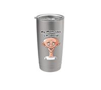 Mia mamma dice che sono speciale Bicchiere termico in acciaio inox doppia parete