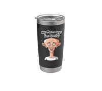 Mia mamma dice che sono speciale Bicchiere termico in acciaio inox doppia parete