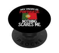 Mia mamma è portoghese niente mi spaventa divertente mamma PopSockets PopGrip Adesivo