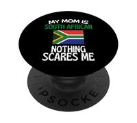 Mia mamma è sudafricana niente mi spaventa mamma divertente PopSockets PopGrip Adesivo