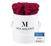 Mia Milano Infinity Roses 5 anni di conservazione | Scatola di rose con rose vere | Fiori di lunga durata in scatola | San Valentino Regalo | Fatto a mano in Germania