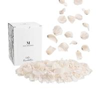 Mia Milano petali di rosa bianchi essiccati | regalo di decorazione per San Valentino | 150g di veri petali di rosa ideali come decorazione per matrimoni - durata di conservazione 5 anni