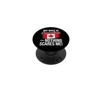 Mia moglie è canadese niente mi spaventa PopSockets PopGrip Adesivo