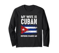 Mia Moglie È Cuban Nulla Scare Me Vintage libertà Gratis Cuba Maglia a Manica