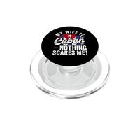 Mia moglie è cubana niente mi spaventa PopSockets PopGrip per MagSafe