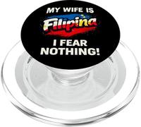 Mia moglie è filippina niente mi spaventa PopSockets PopGrip per MagSafe