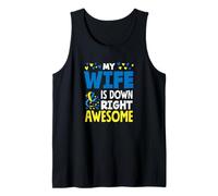 Mia Moglie è Giù a Destra Impressionante consapevolezza della sindrome di Down Canotta