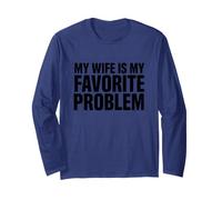 Mia Moglie è Il Mio Problema Preferito Marito Moglie Divertente Maglia a Manica