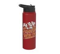Mia moglie è il mio problema preferito - Umorismo su mariti Stainless Steel Insulated Water Bottle